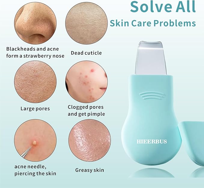 Silicone Face Scrubber, Facial Cleansing Brush Silicone Face Wash Brush,Gentle Exfoliator Pad & Massager, for Men Women Cleansing and Exfoliating (Blue)