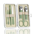 Manicure Kit for Men Women Nail Clippers Pedicure Tools Kit Travel Nail File Toe Set Finger Grooming Kits Christmas Birthday Gifts Ideas Stocking Stuffers Kids Adults Teens Boys Girls Friends(Green)