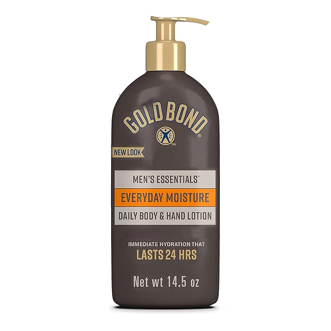 Gold Bond Men's Essentials Everyday Moisture Body & Hand Lotion, 14.5 oz