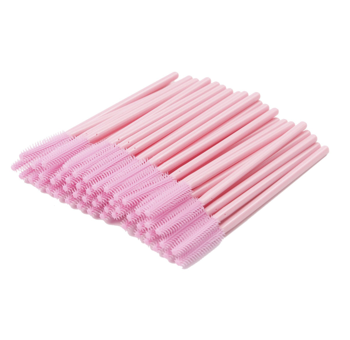 BIHRTC Pack of 100 One-Off Disposable Silicone Eyelash Mascara Brushes