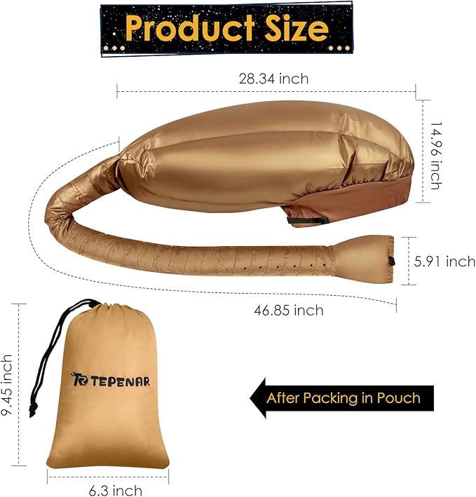 TEPENAR Hair Dryer Bonnet Attachment: Upgraded Extra Large Hooded Dryer Adjustable Hair Dryer Caps - Easy to Use for Natural Curly Textured Hair Care Styling Fast Drying - Gold