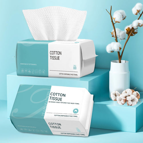 100 Count Disposable Face Towels, Thickened Disposable Washcloths, 1 Pack