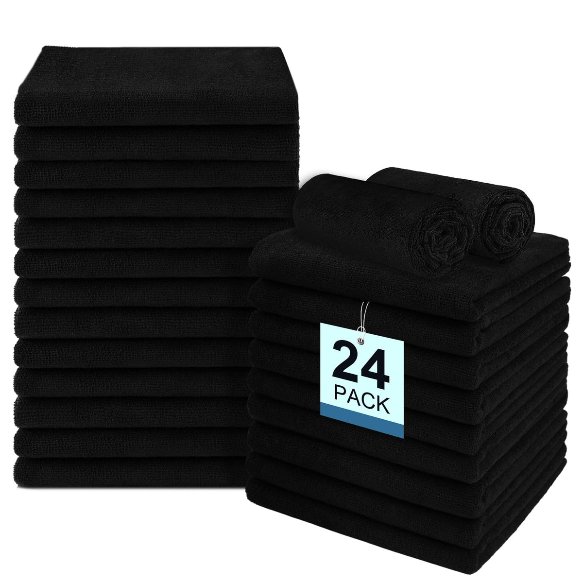 UNIMADE 48 Pack Salon Towels - Highly Absorbent Hand Towels