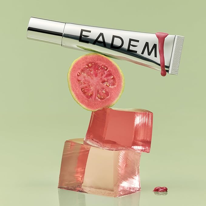 EADEM Le Chouchou Lip Softening Balm, Lip Gloss for Women, Overnight Hydrating & Moisturizing Luxury Lip Balm, 0.5 oz, Guava Fresca