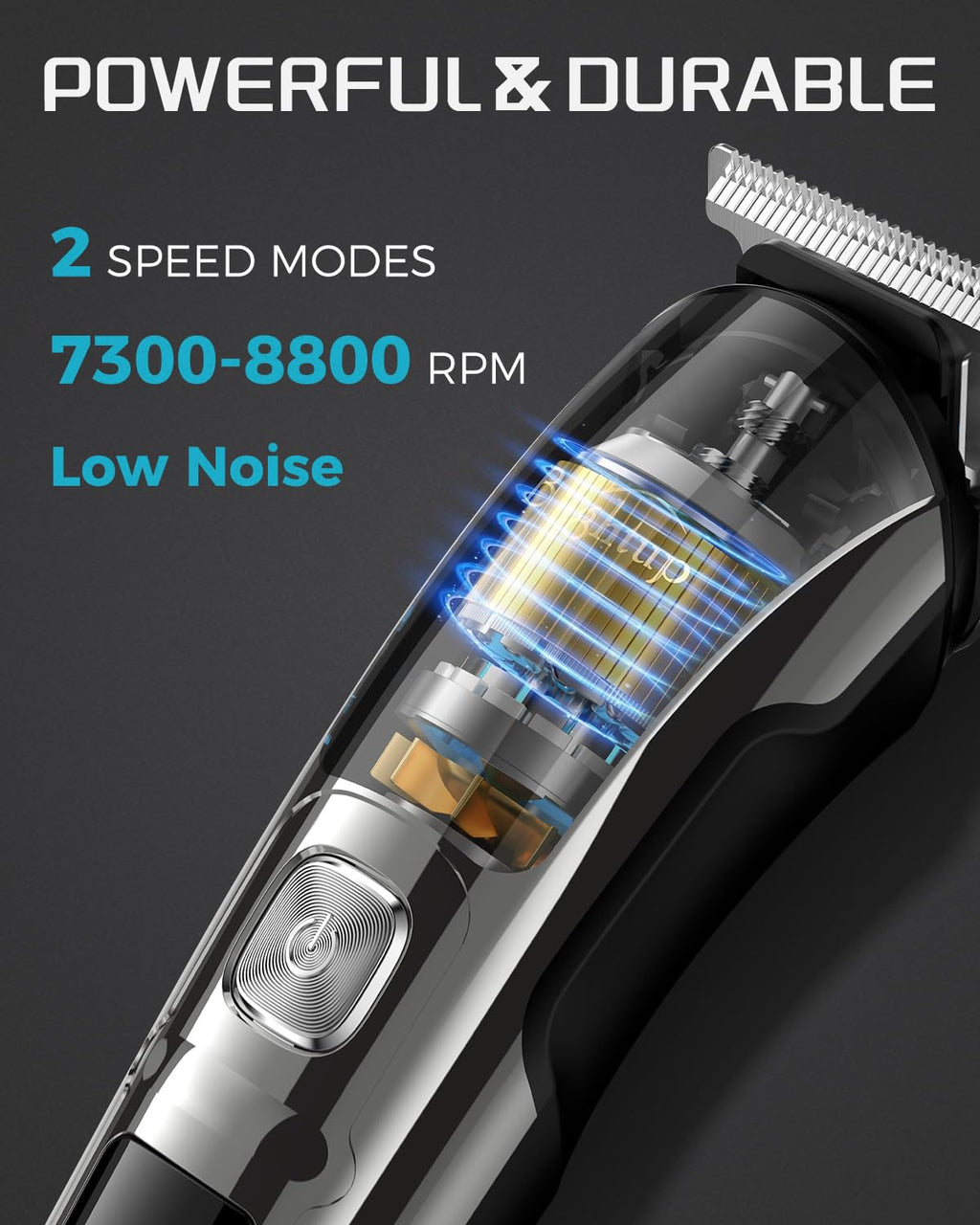 Brightup Beard Trimmer for Men - Electric Razor & Shaver
