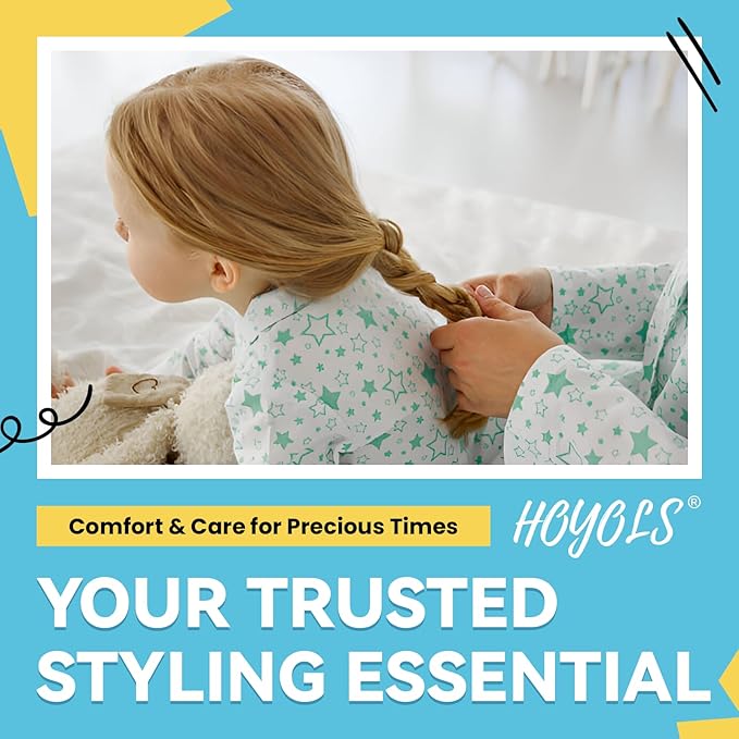 HOYOLS Clear Hair Ties, 1500pcs Mini Clear Elastic Hair Bands for Girls Women, Small Rubber Bands for Ponytails Braids Hairstyles, No Damage Hair Elastics, 1 Inch TPU