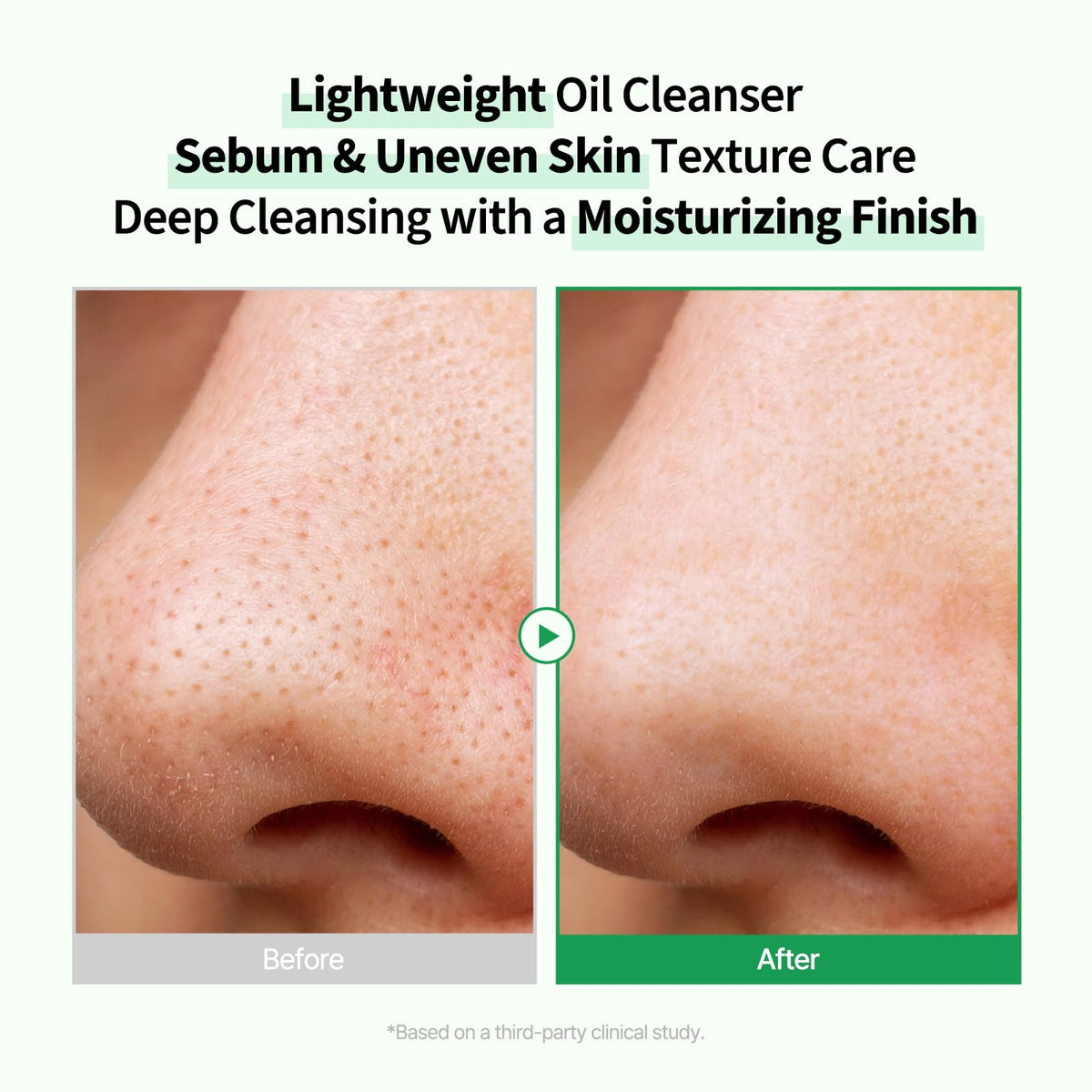 PONGDANG Pore Deep Clean Cleansing Oil (6.76fl.oz) | Daily Hydrating Makeup Blackhead Remover | Gentle Oil Cleanser & Sebum Care, Safe For Sensitive Skin | Korean Skin Care