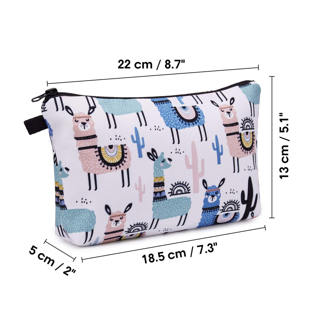 WANDF Small Makeup Bag for Purse, Small Cosmetic Bag for Women