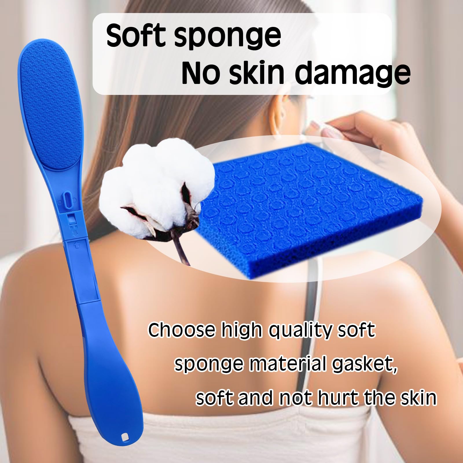 Lotion Applicator for Back & Back Scratcher for Women. Sunscreen Applicator