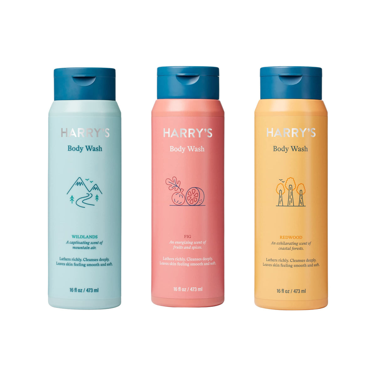 Harry's Men's Body Wash Variety Pack - 16 Fl oz (4 Pack)