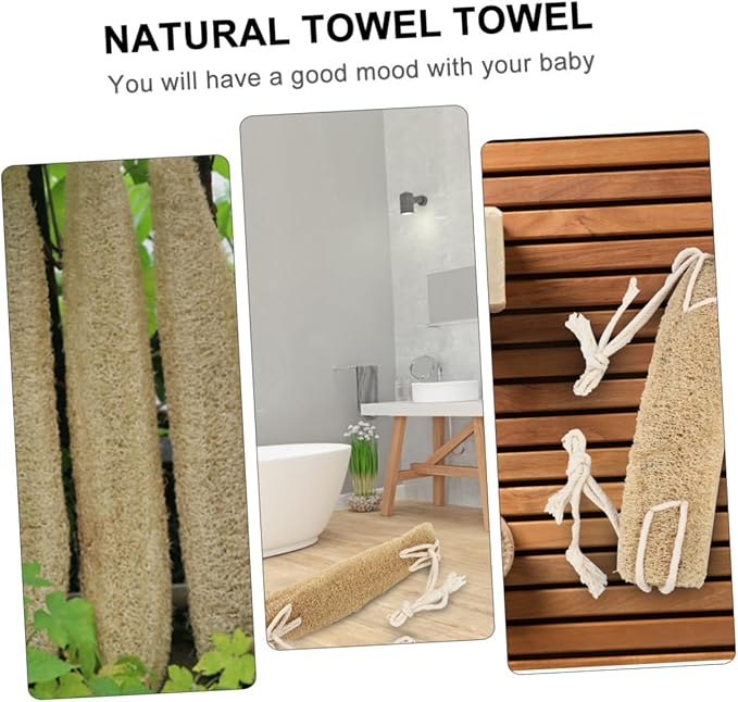 OATIPHO Back Scrubber Exfoliating Strap Comfortable Durable Shower Scrubber for Deep Cleaning Fast Drying Breathable Design for Body Care and Spa Use