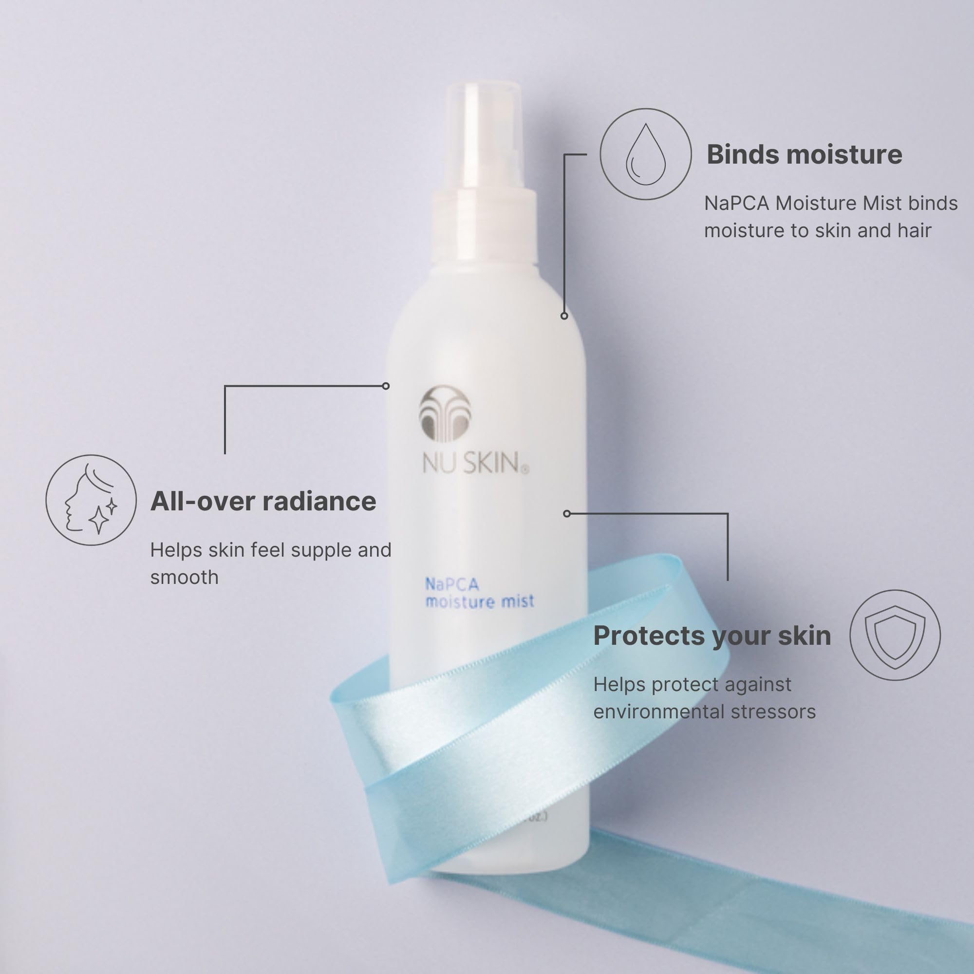 Nu Skin NaPCA Moisture Mist | Hydrating Spray | 8.4 Fl Oz | 1 Pack