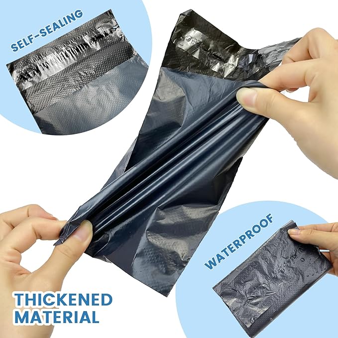 Sanitary Napkin Disposal Bags, Feminine Personal Disposal Bags, 200 pcs Grey, Self Seal, Opaque, Disposable for Tampons, Sanitary Disposal, Pads, Liners