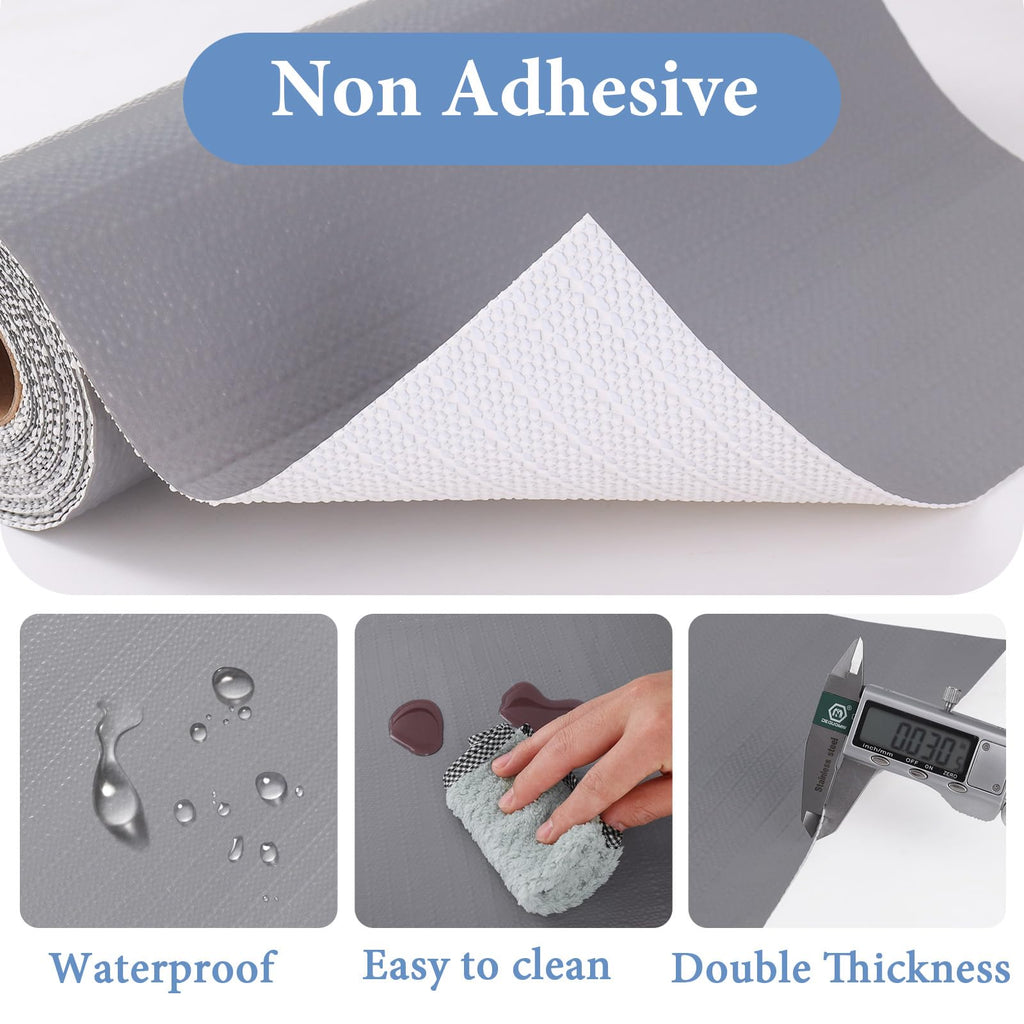 Shelf Liners for Kitchen Cabinets Non Adhesive Drawer Liner 17.3in x 20FT