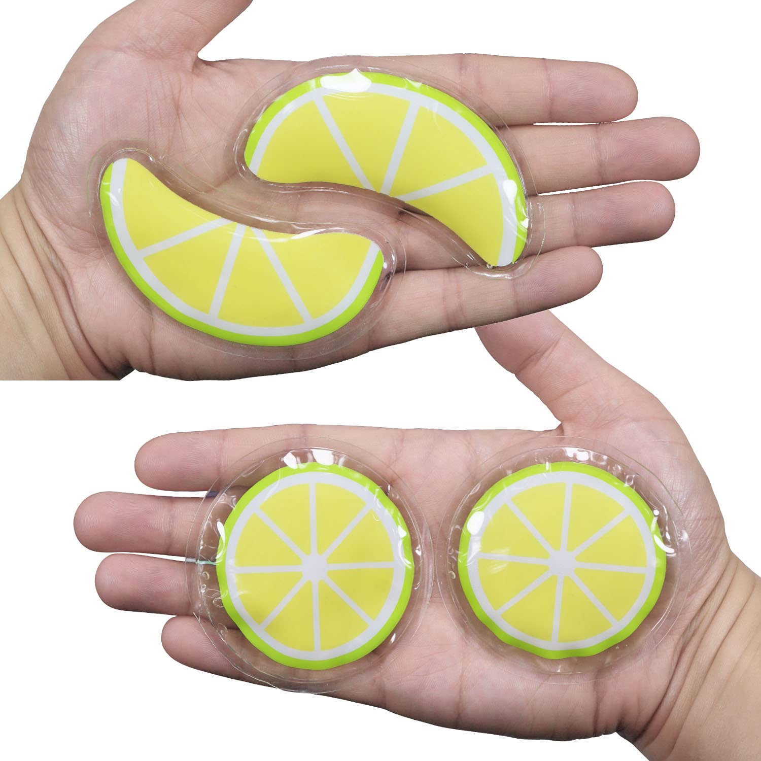 ZNÖCUETÖD Gel Ice Pack Reusable Cooling Eye Pads and Under Eye Patches