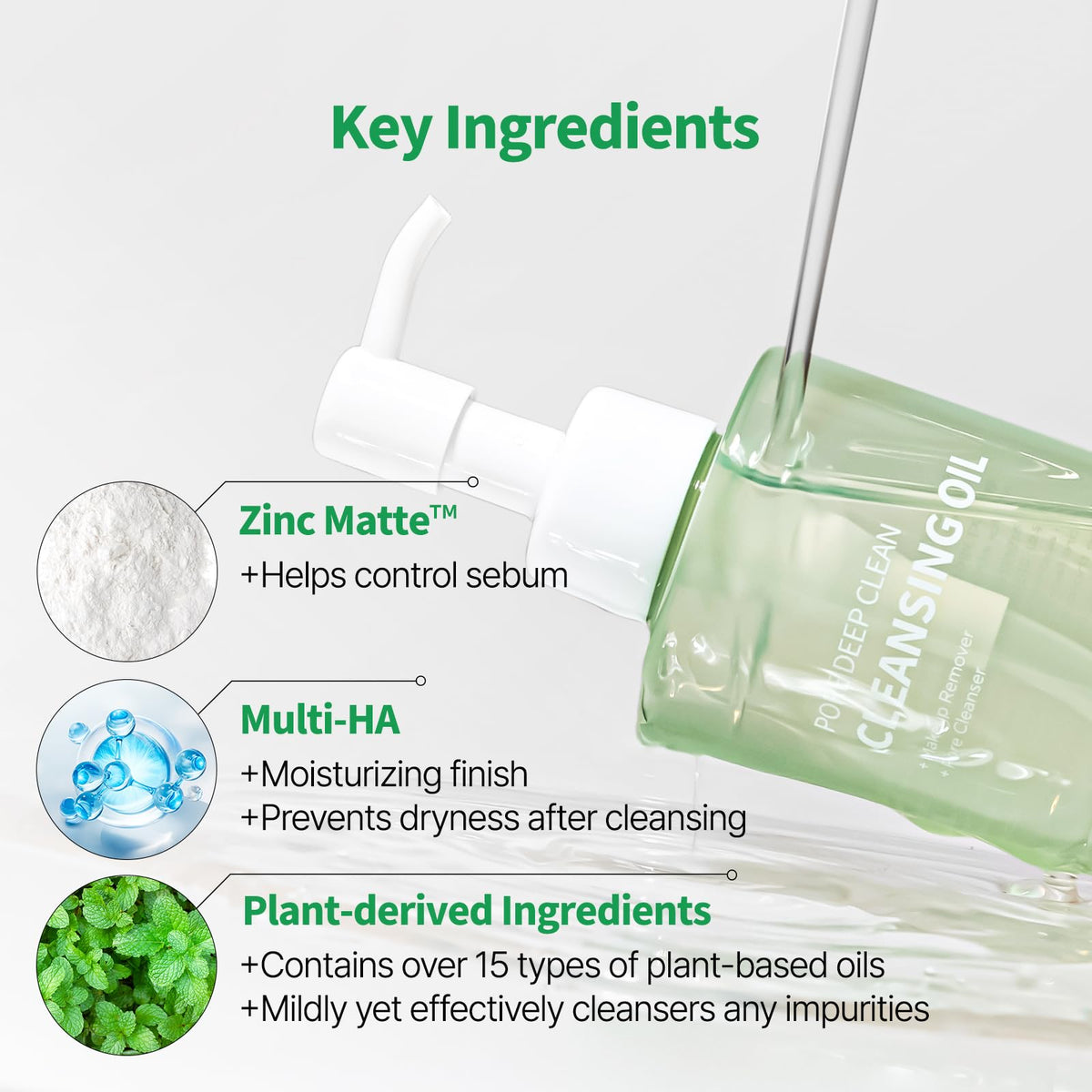 PONGDANG Pore Deep Clean Cleansing Oil (6.76fl.oz) | Daily Hydrating Makeup Blackhead Remover | Gentle Oil Cleanser & Sebum Care, Safe For Sensitive Skin | Korean Skin Care