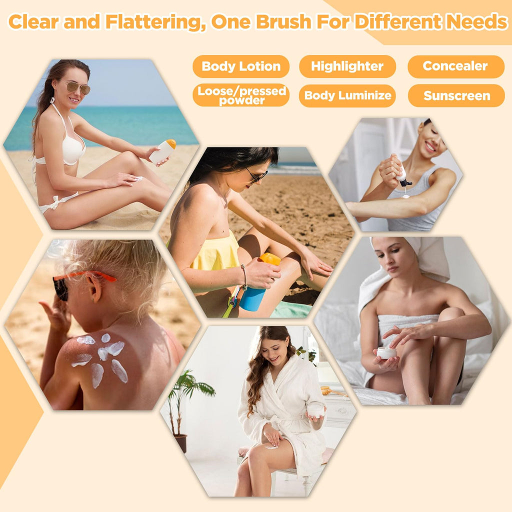 Self Tanner Brush Body Makeup Kabuki Foundation Applicator