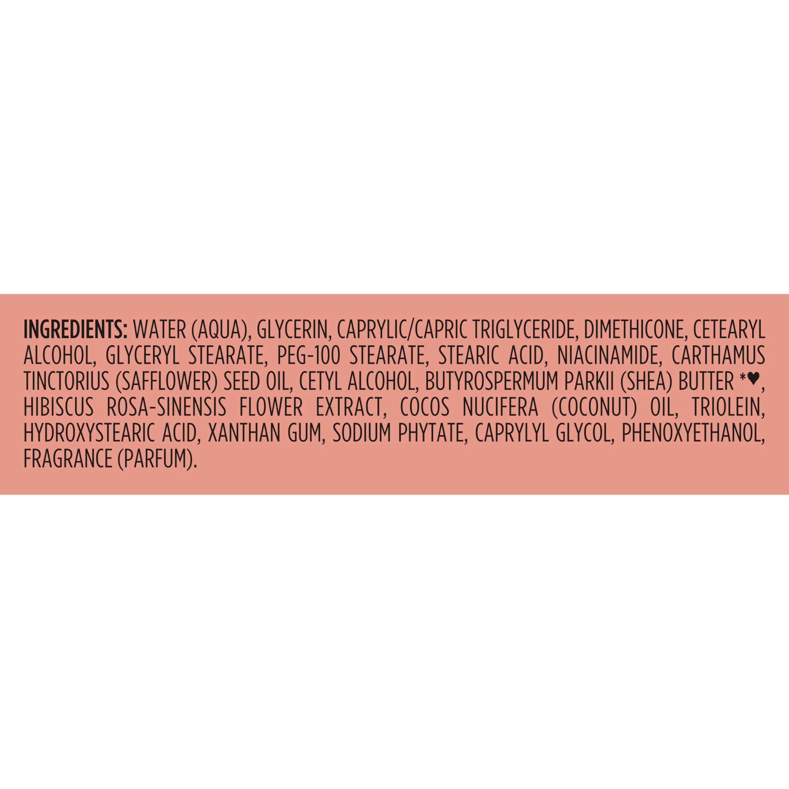SheaMoisture Illuminating Body Lotion with Coconut Oil, Hibiscus, Niacinamide and Pro-Ceramides, Instantly Enhancing Skin's Natural Glow, 24H Moisturizing 16 oz