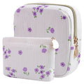 Teircno 2-Pack Period Bag for Women Girls, Portable Corduroy Sanitary Napkin Storage Bag Period Pouch Small Discreet Menstrual Pouch, Sanitary Pads Bag Period Kits Tampons Holder for First Period