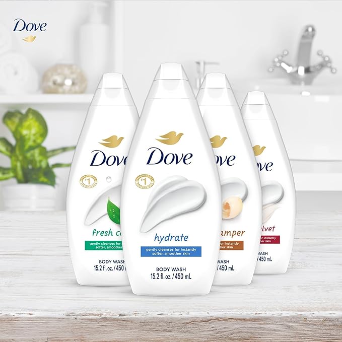 Dove Moisturizing Body Wash, Variety 6-Pack, 15.2 Oz Ea