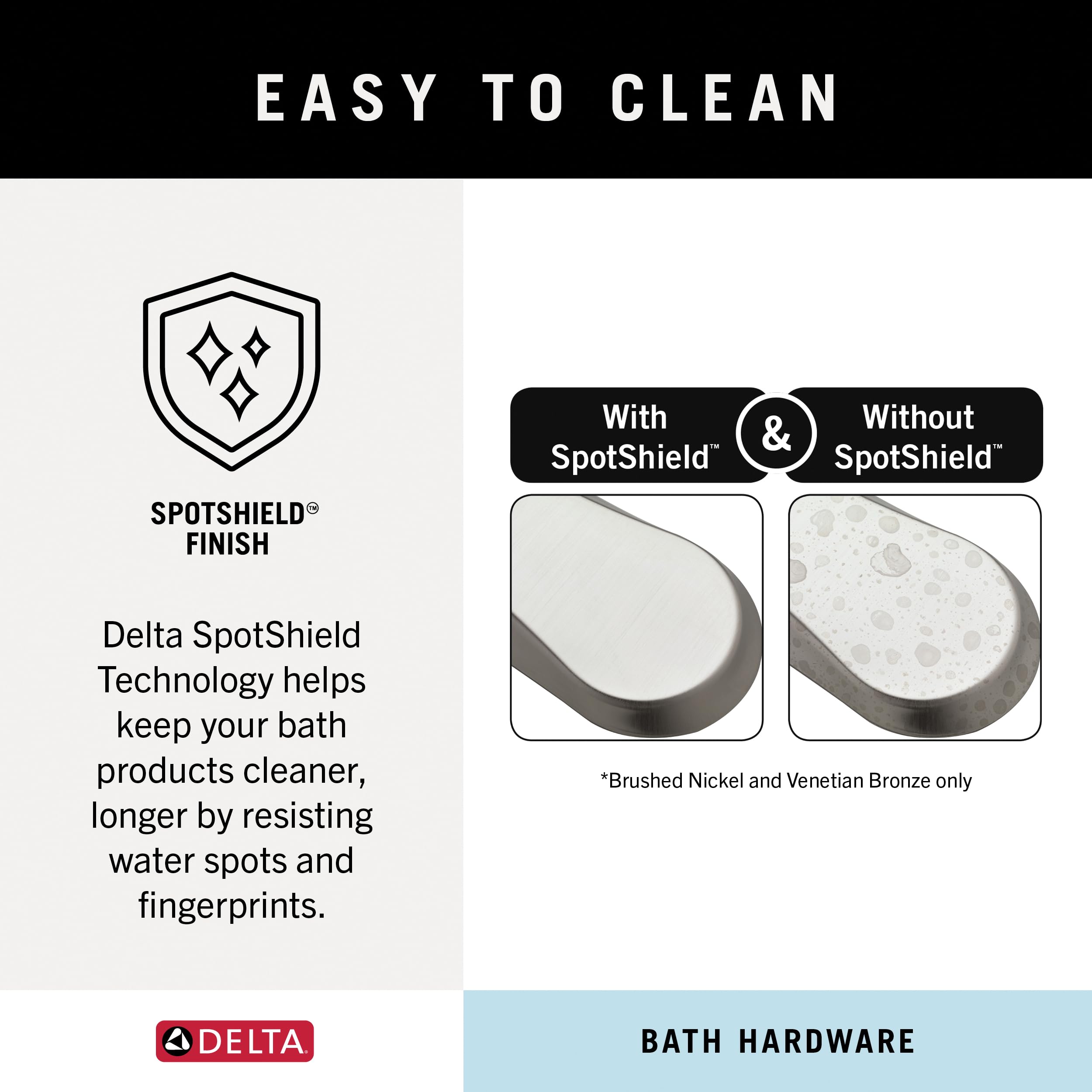 Delta ARV35-DN Arvo Double Towel Hook Bath Hardware Accessory in Brushed Nickel
