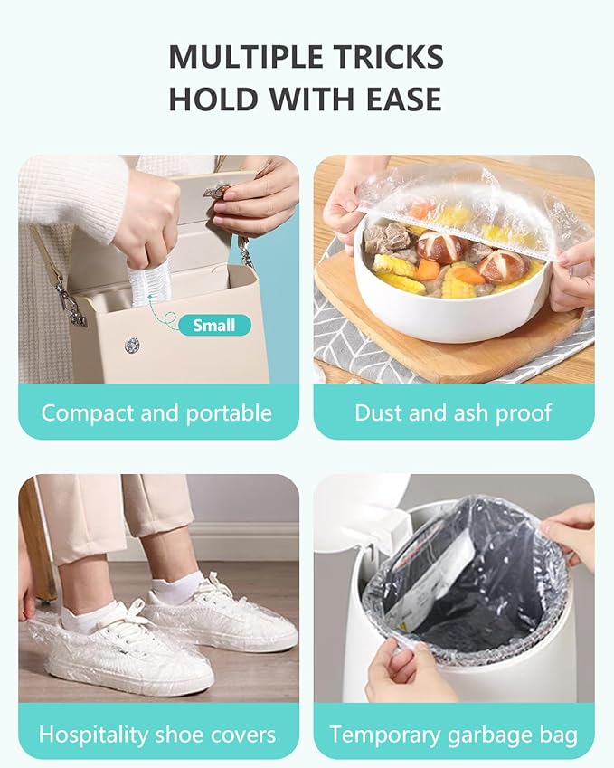 Years calm 30PCS Disposable Shower Caps, Clear Shower Caps for Travel, large Plastic Hair Caps for Women, Home Use, Hotel (30PCS large Size 20.5"