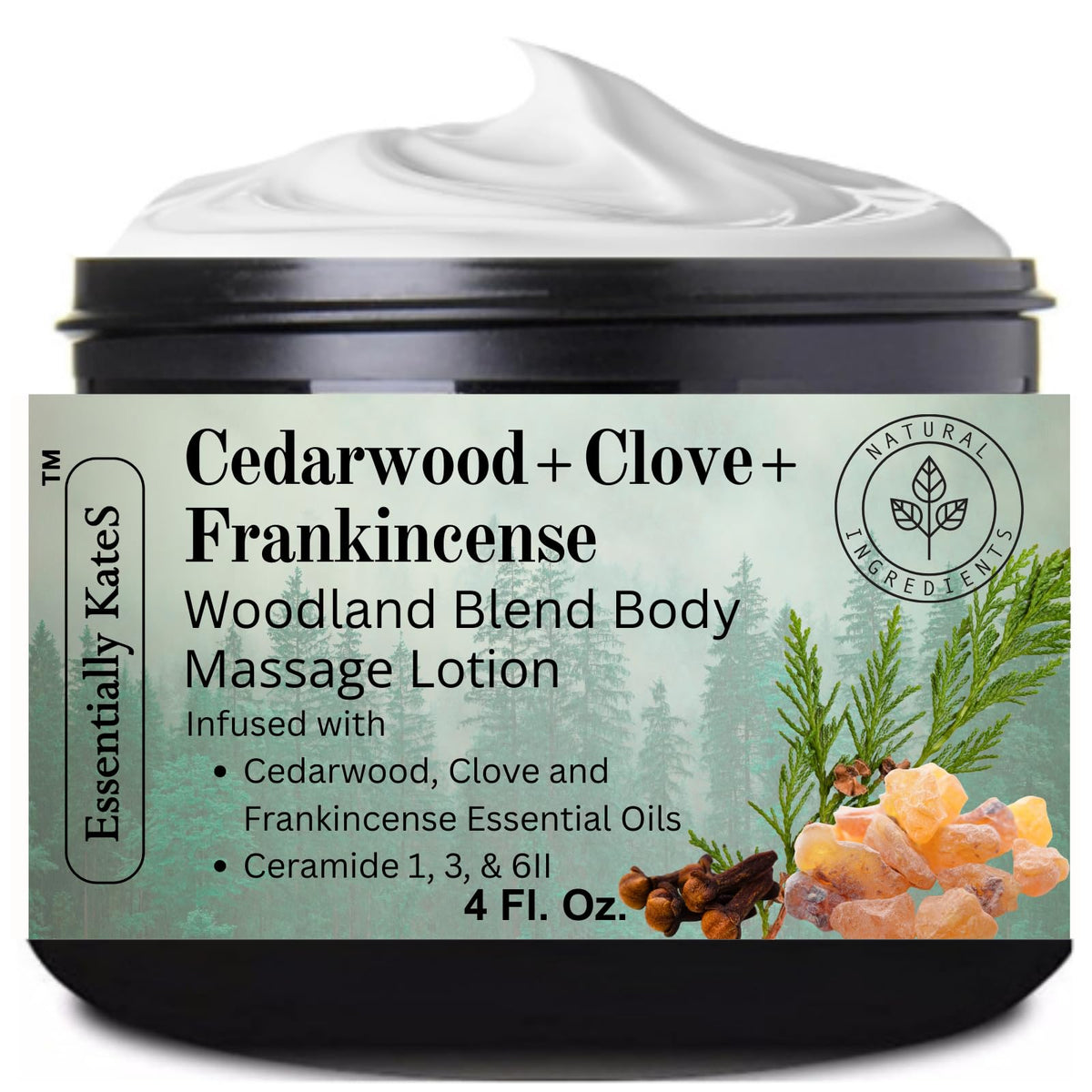 Essentially KateS Thailand Secret Specialty Body Lotion 4 Fl Oz - (Parent) - Infused with Makrut Lime Leaf, Lemongrass Oil, Rosemary Oil and Shea Butter - Calming, Soothing, Relaxing, and Hydrating