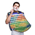 YQxwJL Periodic Table Of Elements Print Beard Bib Shaving Apron, Beard Hair Trimming Cape Gift For Dad