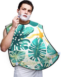 Underwater Scenery Print Beard Bib Shaving Apron, Beard Hair Trimming Cape Gift For Dad