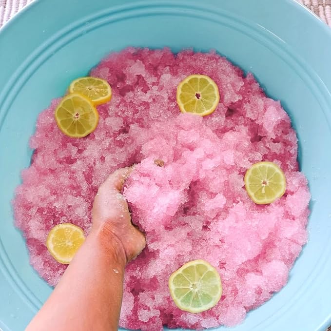 Foot Soak, 3 Pack Jelly Spa Pedicure Spa, Bubble Foot Bath Spa, Salon Pedi, Relaxation,Foot Salt Soak for Stubborn Foot Odor Tired Dry Cracked Feet Foot Care for Women Men(Lavender)