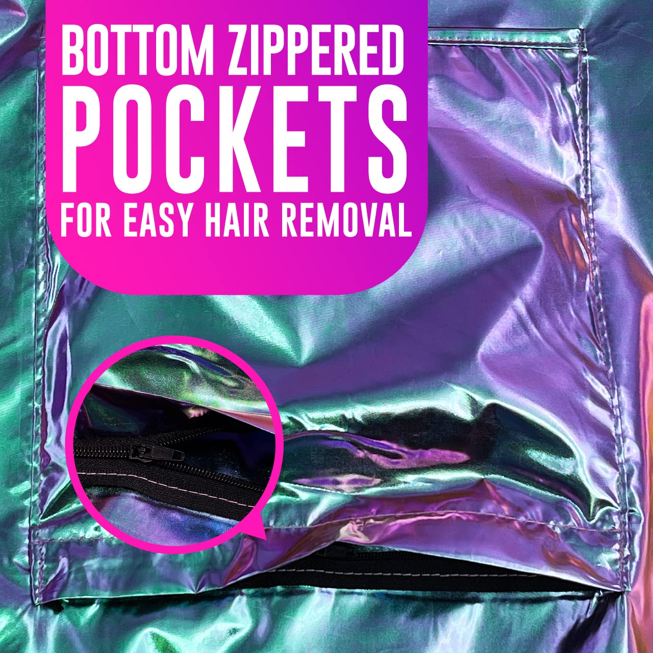 Betty Dain The Aurora Collection Salon Stylist Apron, Holographic