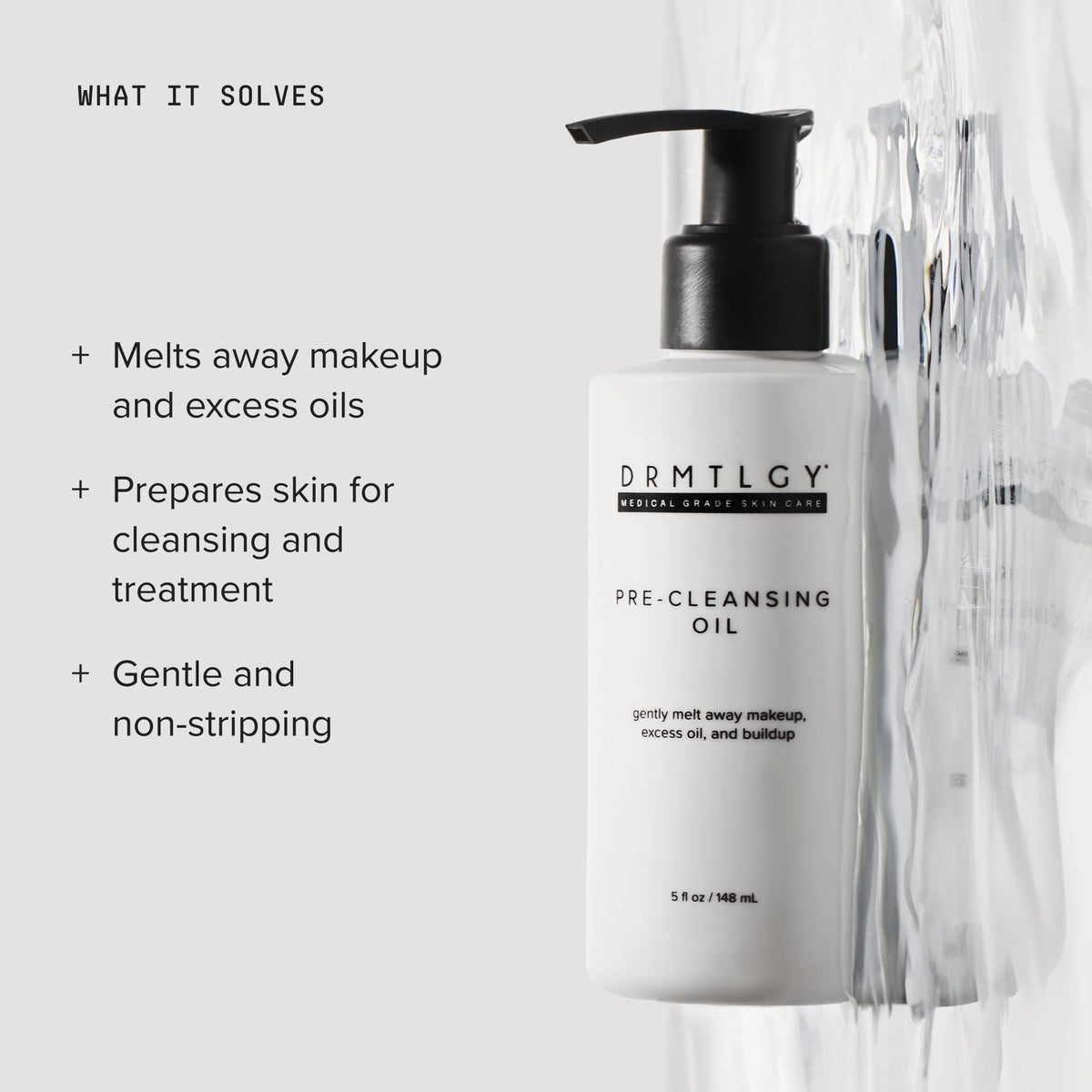 DRMTLGY Pre-Cleansing Oil | Makeup-Melting Face & Eye Cleanser