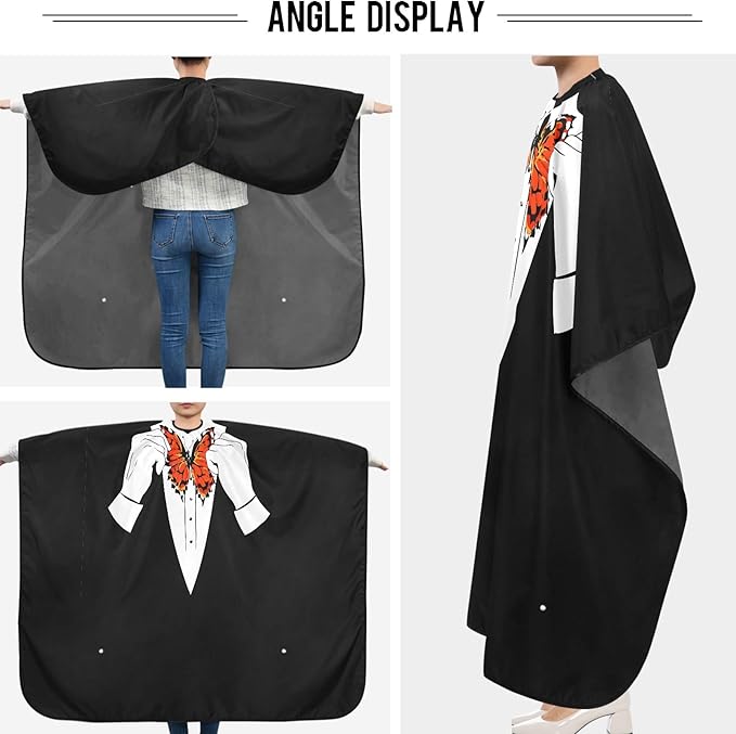 Stylish Barber Cape - Unisex Hair Cutting Apron for Men & Women