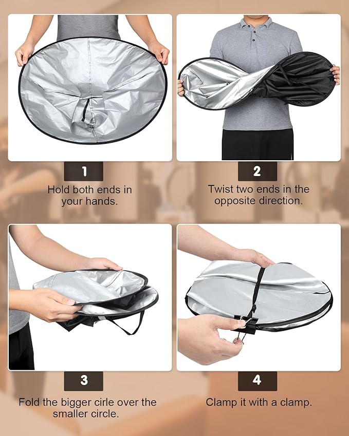Lictin Hair Cloak - Black Waterproof Foldable Barber Cape Apron, Professional Haircut Cape with 1PCS Comb