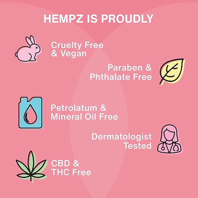 Hempz Body Lotion - Fresh Coconut & Watermelon Daily Moisturizing Cream, Shea Butter Body Moisturizer - Skin Care Products, Hemp Seed Oil - Large