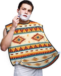 Ocean Fishes Print Beard Bib Shaving Apron, Beard Hair Trimming Cape Gift For Dad