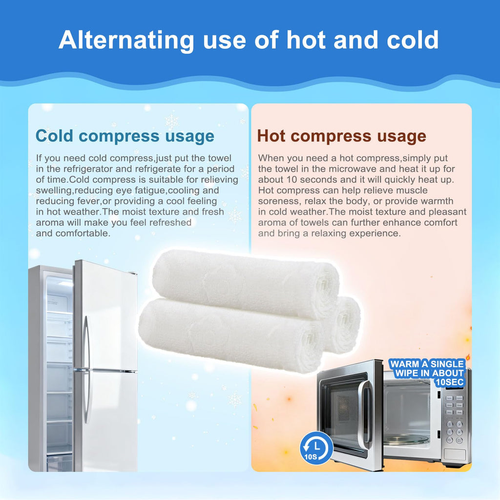 100 Moist Cotton Towel Bulk Moist Towelettes Individually Wrapped