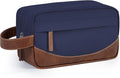 Ezday Travel Toiletry Bag for Men, Hanging Toiletry Organizer, Water Resistant Shaving Kit with Large Capacity for Travel Accessories (Blue, Medium)