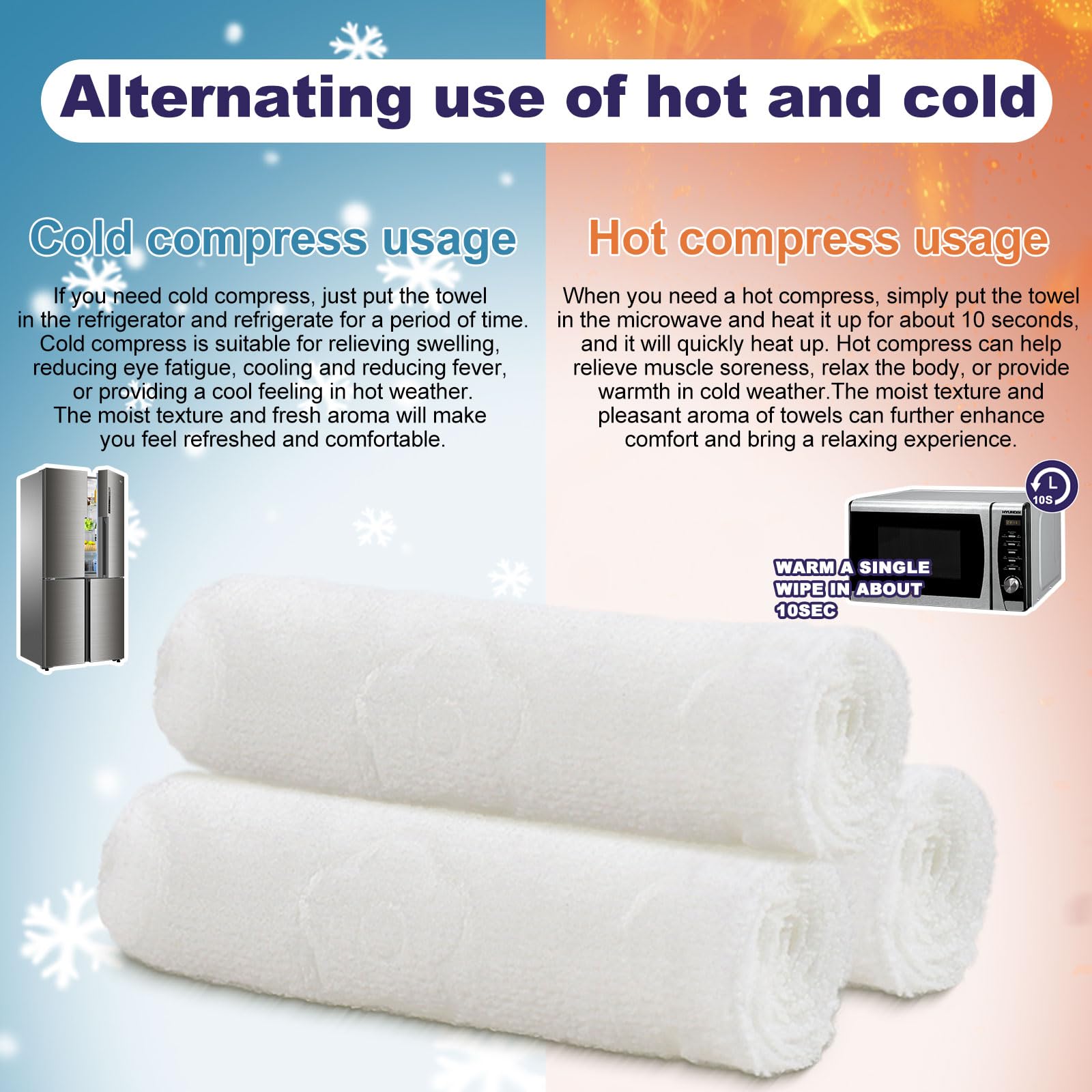 Moist Cotton Towel Bulk Moist Towelettes Individually Wrapped,White Towel Services,Refreshment Pre Moistened Towels for Dentist Travel Sport Party Hotel （Lavender,200)