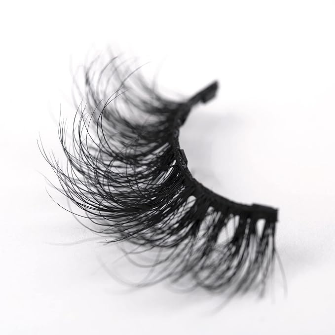 Magnetic Eyelashes with Eyeliner Kit (Strong Hold) Jawdropper | Made from Natural Fibres Premium Faux Mink Cruelty-Free with Storage Case