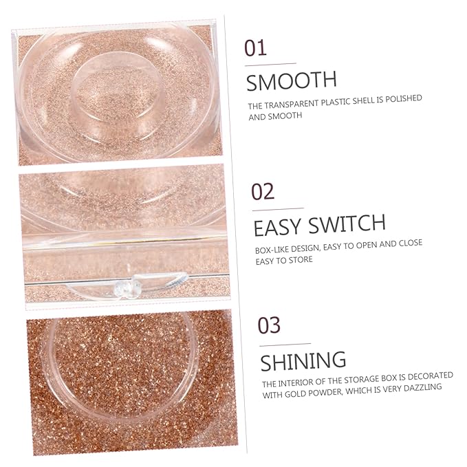 6pcs Transparent Lash Case for False Eyelashes Storage Lightweight and Portable Design with Easy Access for Organizing Faux Tools
