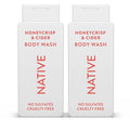 Native Body Wash with Naturally Derived Ingredients – Honey Crisp & Cider – Sulfate & Paraben Free – For Women & Men – Skin‑Loving Cleanser – 18 oz (2‑Pack)