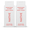 Native Body Wash with Naturally Derived Ingredients – Honey Crisp & Cider – Sulfate & Paraben Free – For Women & Men – Skin‑Loving Cleanser – 18 oz (2‑Pack)