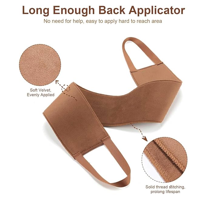 Tanning Mitt Self Tanner Mitt 4 Pack Self Tanning Mitt Tanning Brush for Self Tan Mitt Tanning Glove Self Tanner Brush Back Tanning Applicator