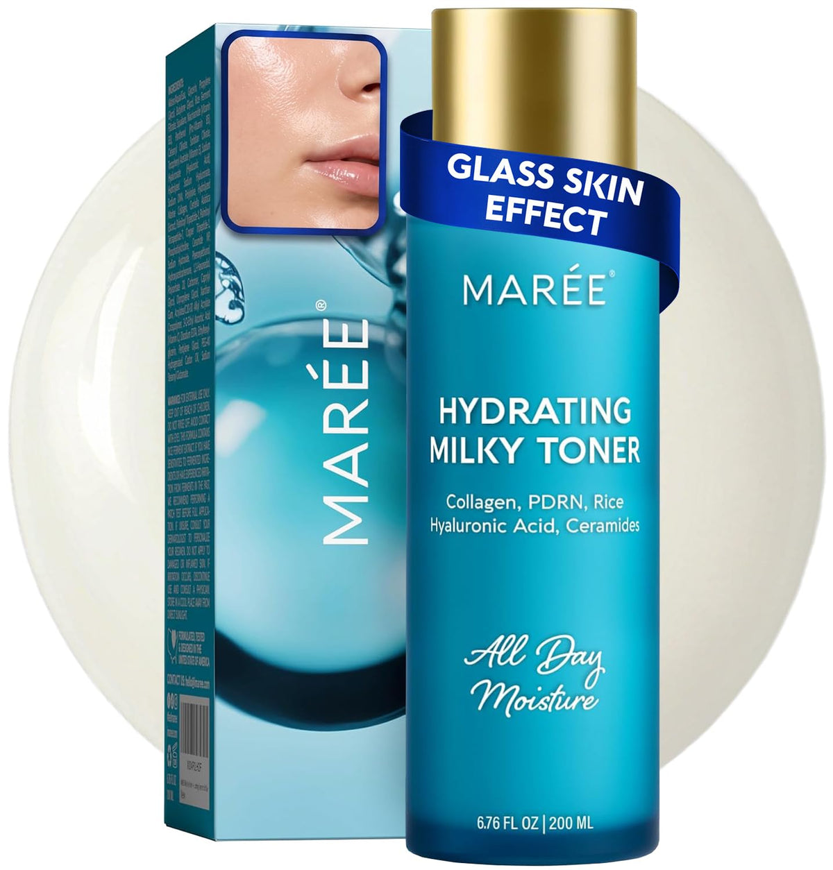 MAREE Hydrating Milky Toner for Face - Rice Toner for Face Korean Skin Care