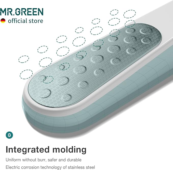 MR.GREEN Foot File Double Sided Callus Remover for Dead Skin Professional Pedicure Tools Callous Scraper Foot Sander Heel Filer (Orange)