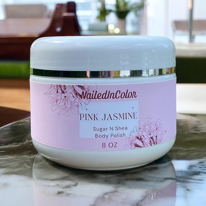 Pink Jasmine Sugar & Shea Body Polish, 8 oz