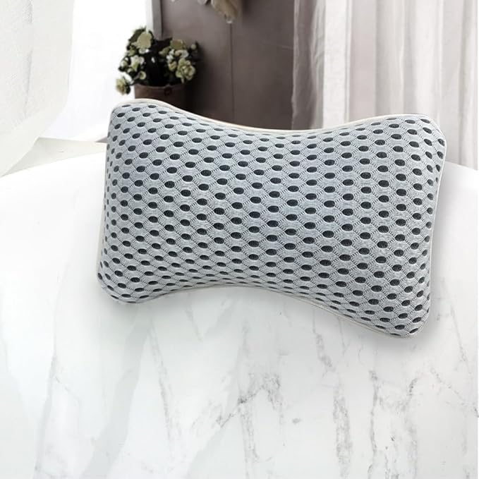 Conbella Upgraded Bath Pillows for Tub, Slip Resistant Waterproof Bath Pillows for Tub Neck and Back Support with 2 Strong Suction Cups, Relaxing Spa Essentials