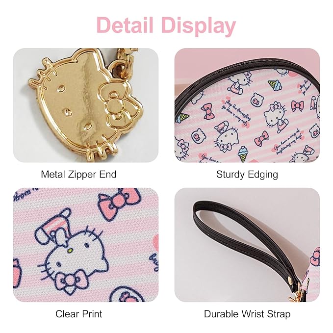 Vimanllie Travel 2PCS Cosmetic Bag Makeup Bags,Portable Toiletry Organizer,Storage Bags for Women,Cute Compact,Small Purse for Keys,Practical Storage Pouch for Girls