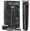 Electric Body Hair Trimmer – Beard & Ball Shaver for Men, Bikini & Groin Razor for Women – Manscape Groomer Kit with 3 Guards & 1 Extra Replacement Blades